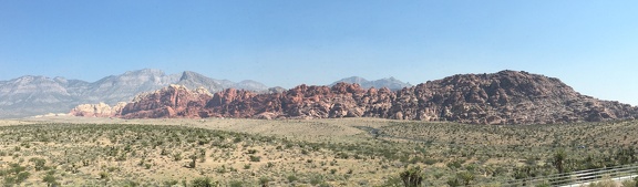 View of Calico Hills from Visitor Center